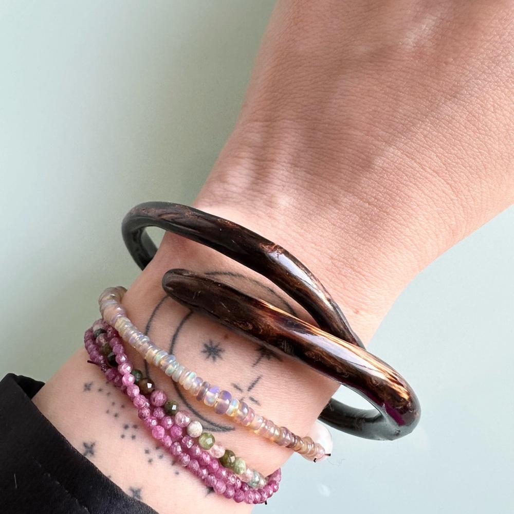 Freeform Wooden Bangle